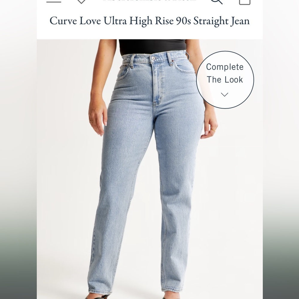 90s straight abercrombie jeans